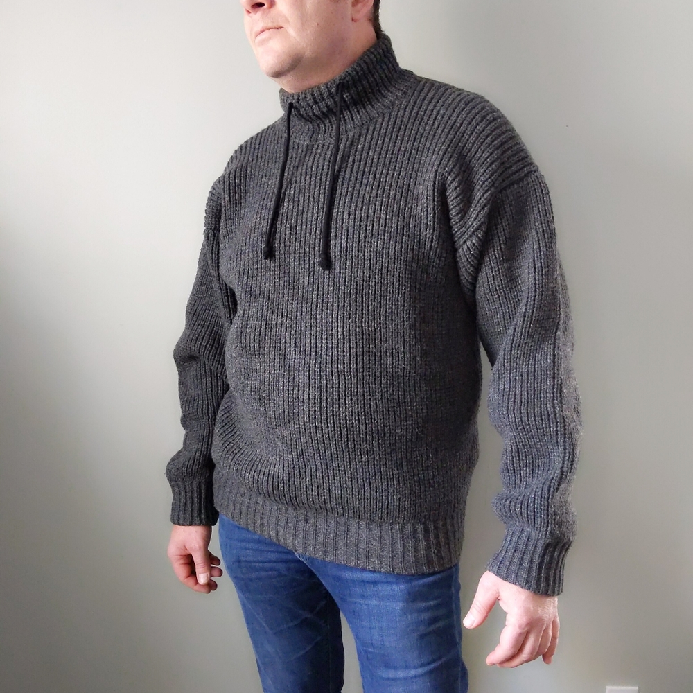 Vtg Comme Des Garcons CDG Wool Fishermen's Sweater